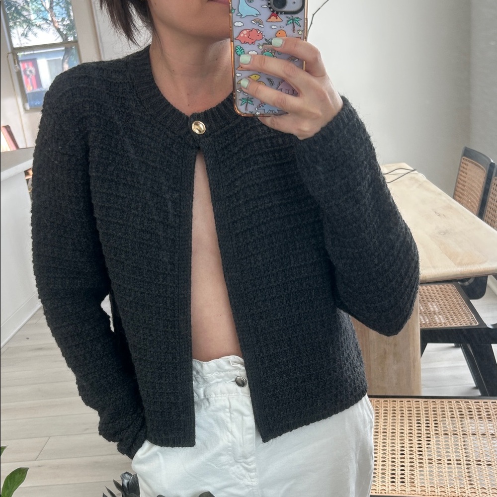 Women's Gray Knit Sweater